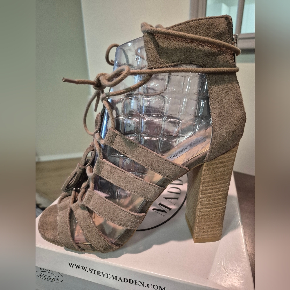 Steve Madden Tan Suede Women's Heels